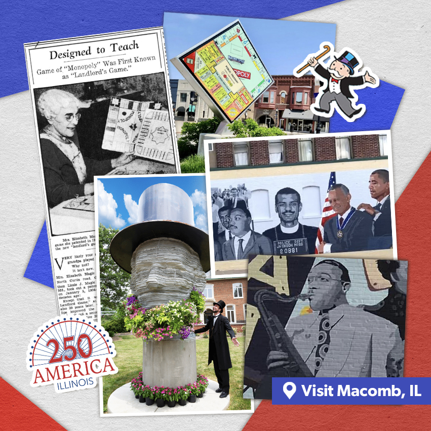 Visit Unforgettable Forgottonia Announces America 250 and McDonough County Bicentennial Celebrations in Macomb, Illinois