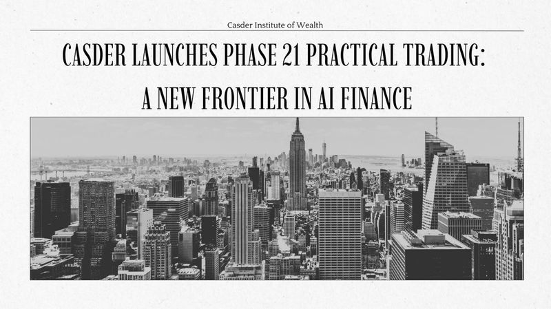 Casder Institute of Wealth (Casder) Officially Launches Phase 21 Trading Practical Training Course